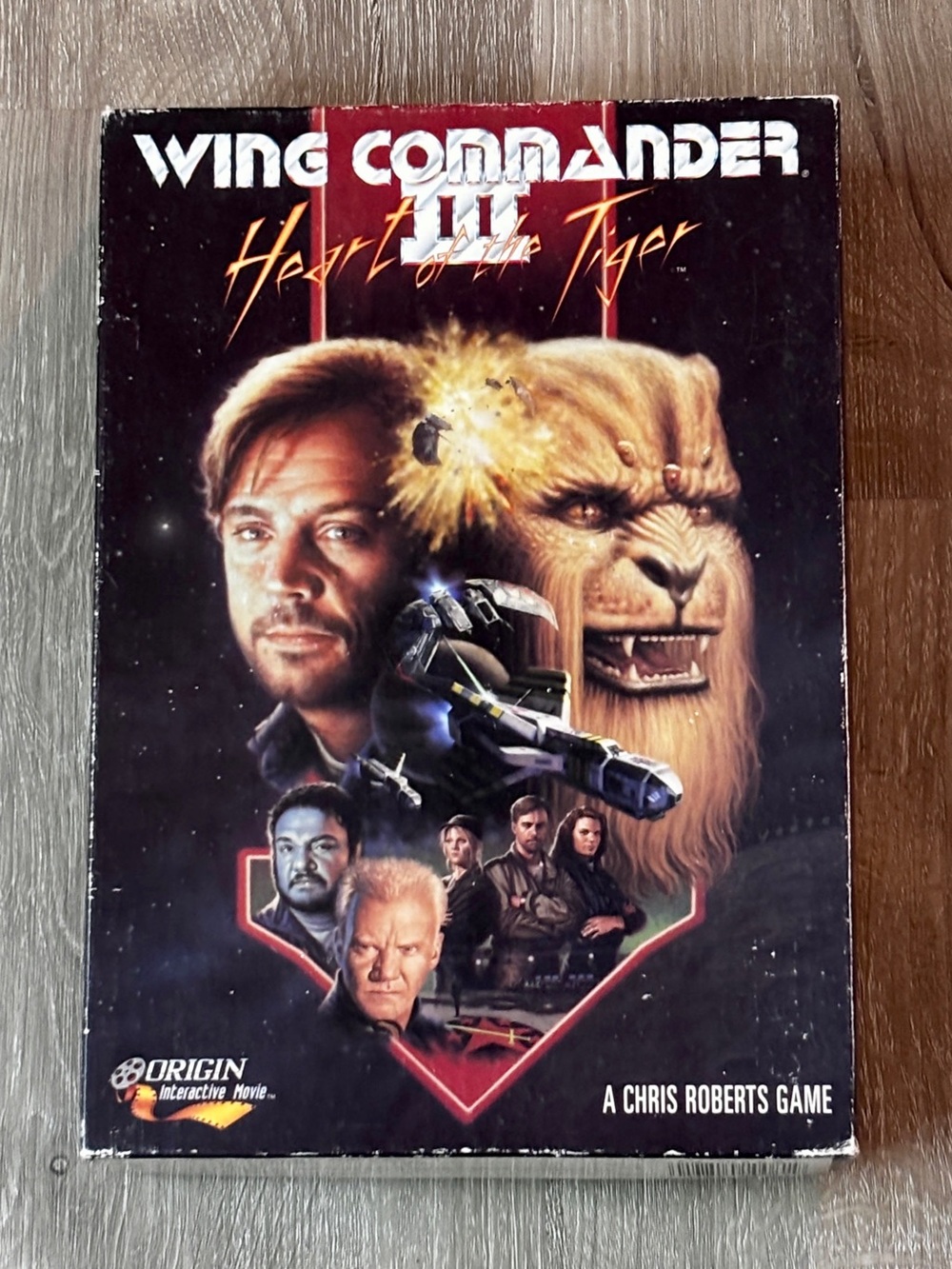 Wing Commander III Heart of the Tiger PC 1994 Big Box 4 Disc Complete DOS